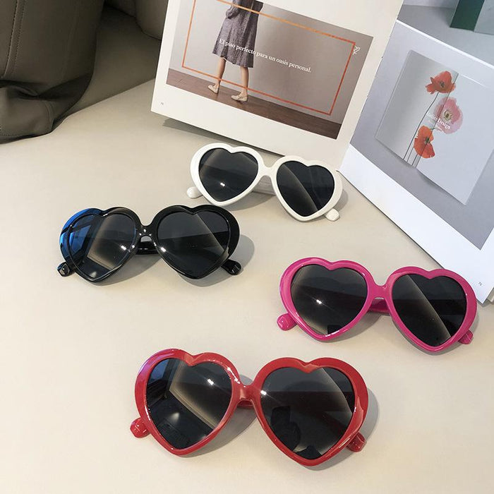 Lovely Simple Love Frame UV Proof Sunglasses