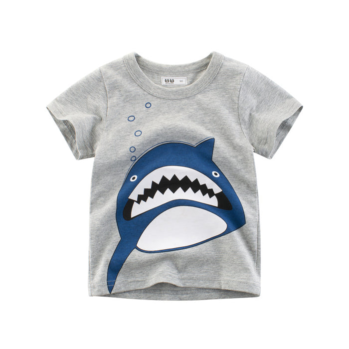 Boys' short sleeved crew neck