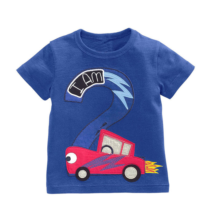 Round neck children's T-shirt