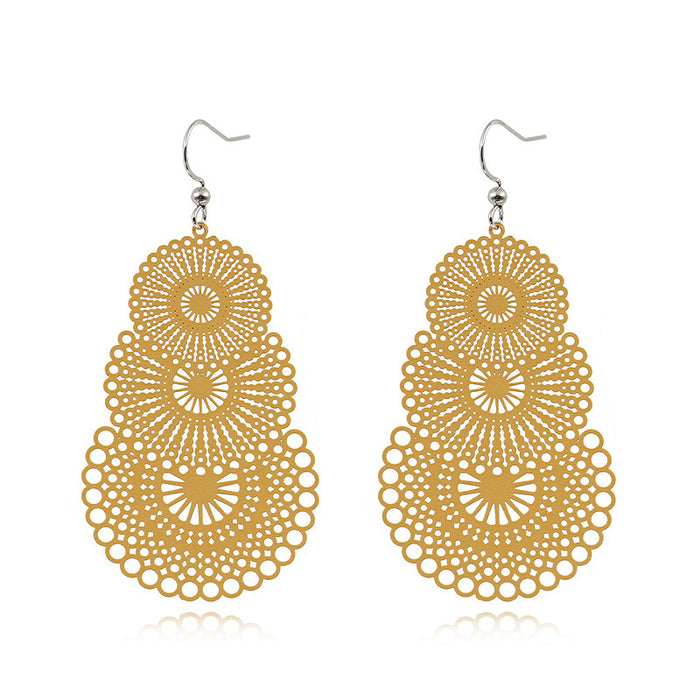 Boho Pattern Fashion Colorful Earrings