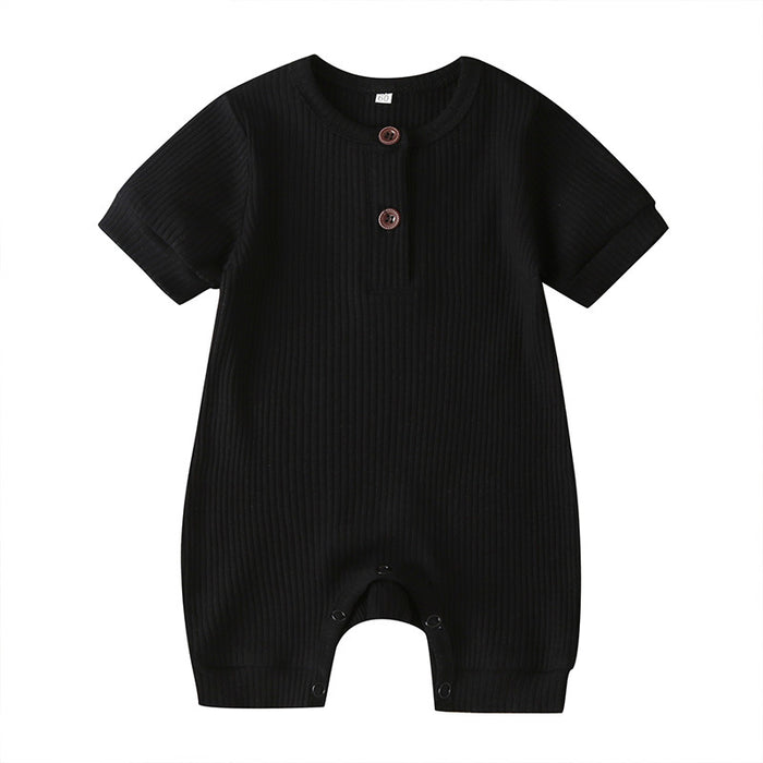 Summer Infant Clothes Solid Jumpsuit