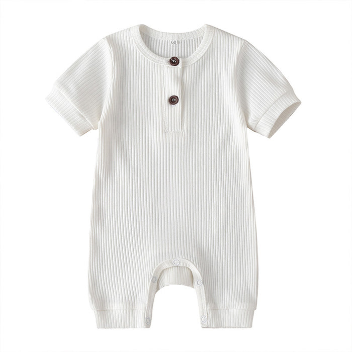Summer Infant Clothes Solid Jumpsuit
