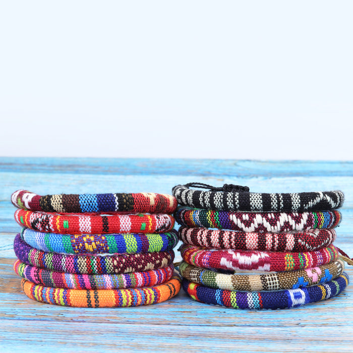 120X Teen Colored Surfer Rope Friendship Bracelets