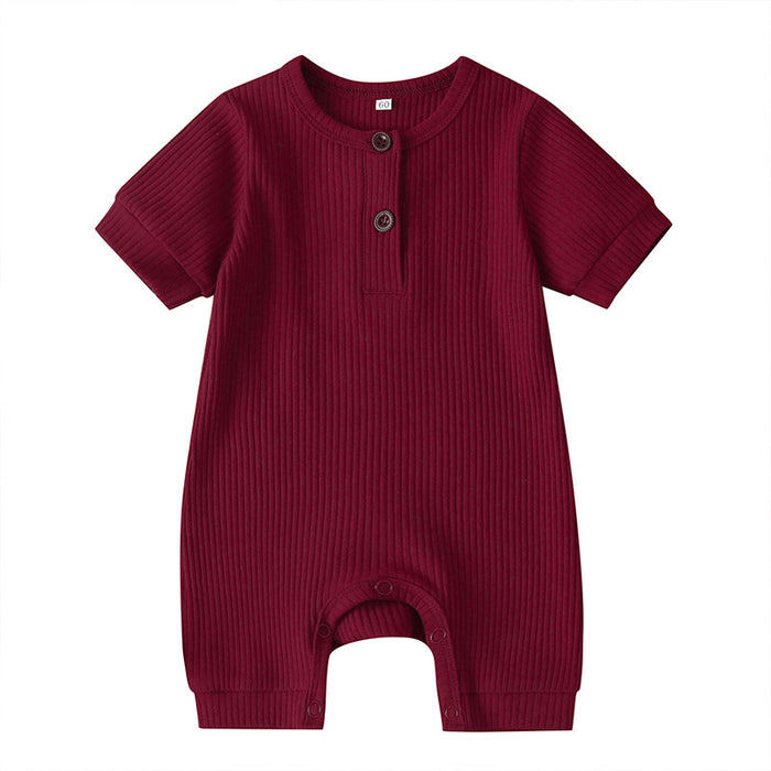 Summer Short Sleeve Baby Romper