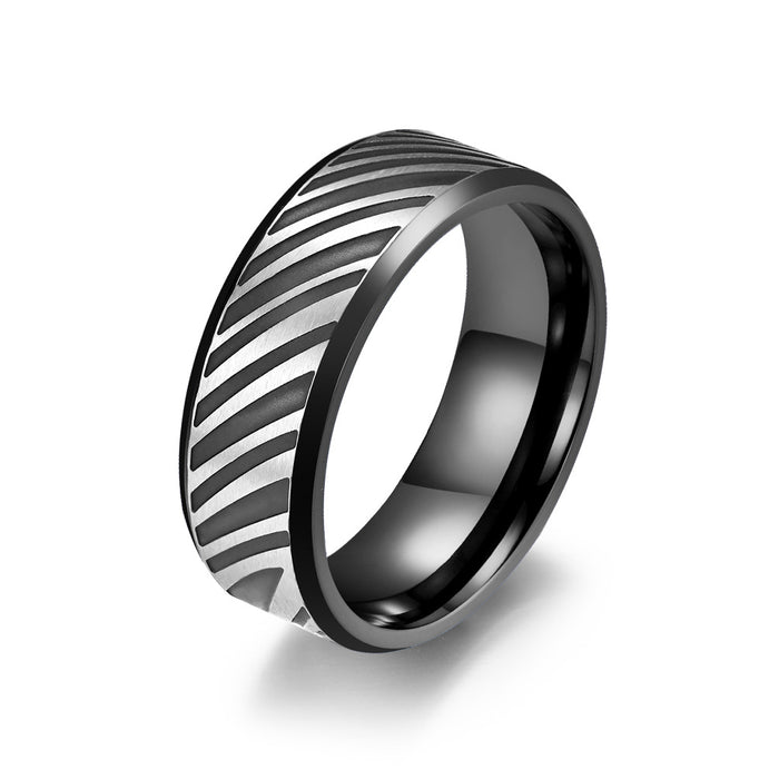 Men's Stainless Steel Titanium Steel Ring Jewelry
