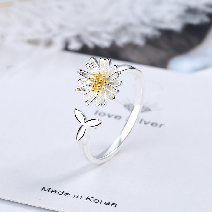 Daisy Open Ring Simple and Fresh Women's Ring