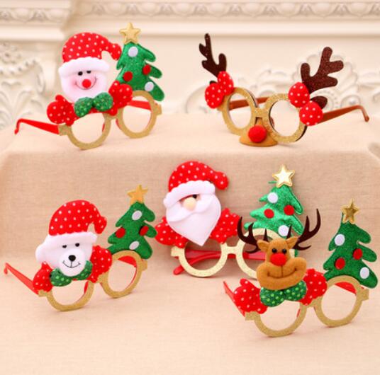 50Pcs Children Christmas Glasses Gift Props Decoration