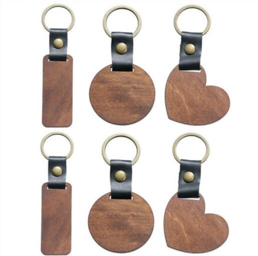 30pcs DIY Handmade Metal Leather Keychain