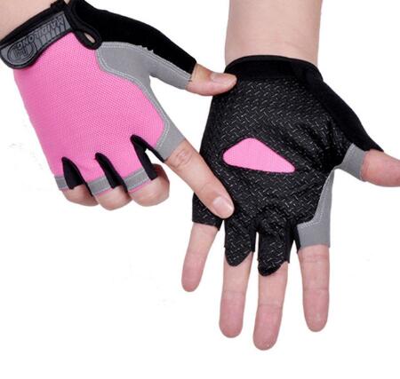 20 Pieces Cycling Anti-slip Anti-sweat Men Women Half Finger Gloves