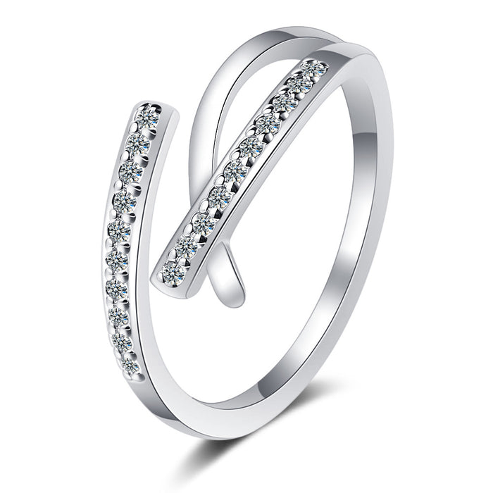 New Irregular Creative Open Geometric Ring
