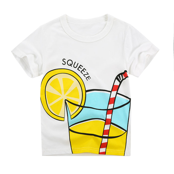 T-shirt short sleeve cotton half sleeve children's wear