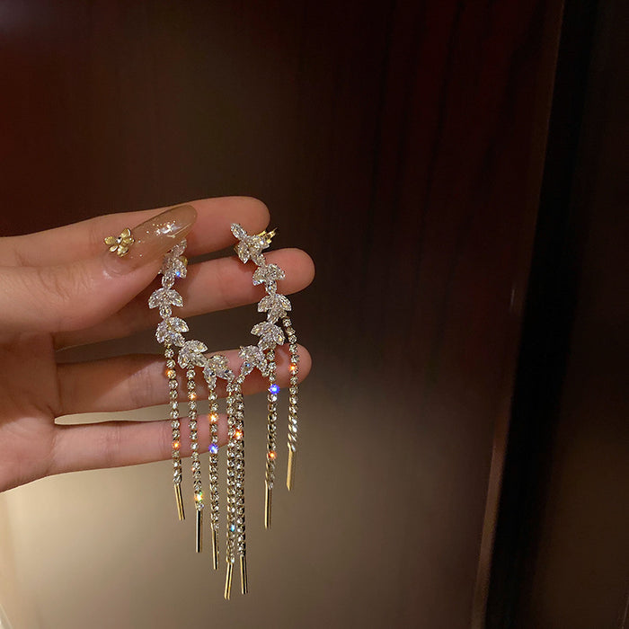 New Niche Fashion Simple Tassel Women's Earrings