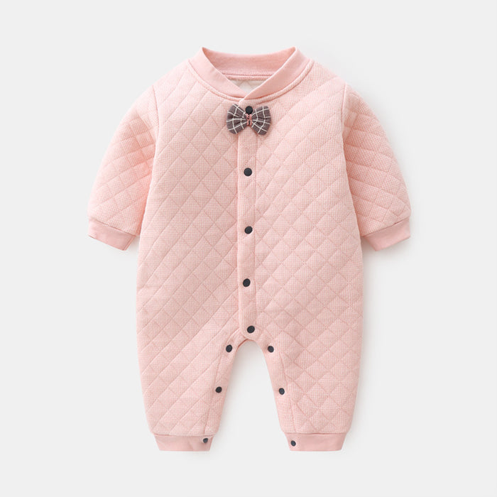 Newborn Baby Bow Tie Jumpsuit