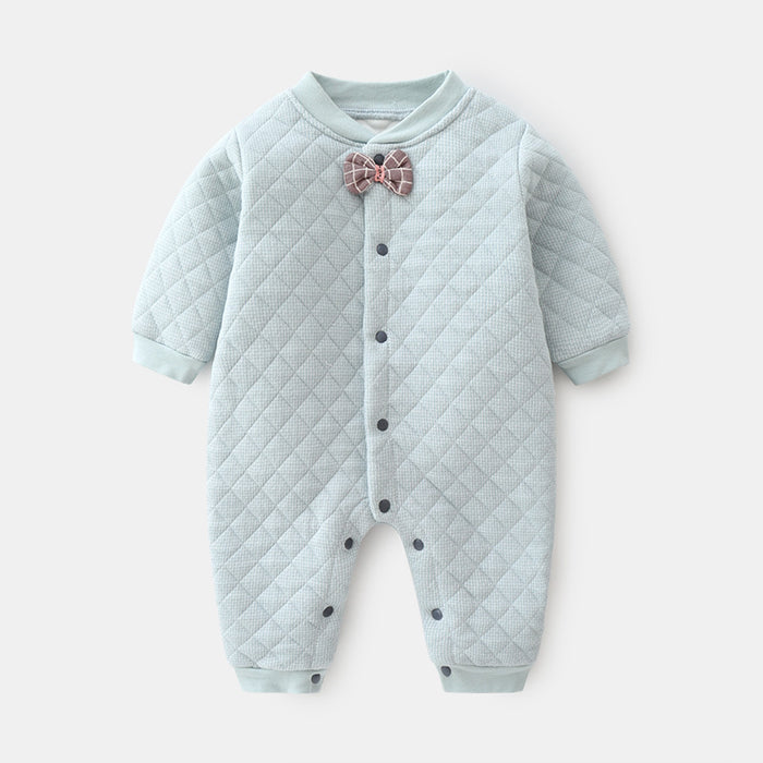Newborn Baby Bow Tie Jumpsuit