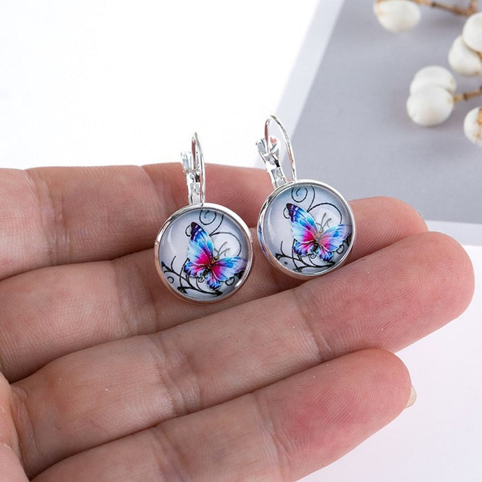 180 Pieces 18 Styles Moon Angel Pattern Earrings