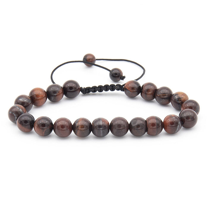 100 Pieces Handmade Natural Stone Weave Bracelet