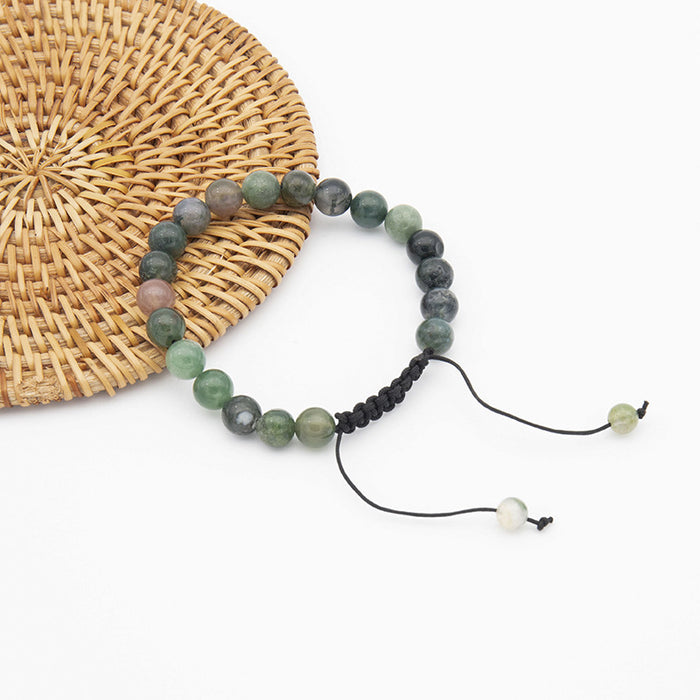 100 Pieces Handmade Natural Stone Weave Bracelet
