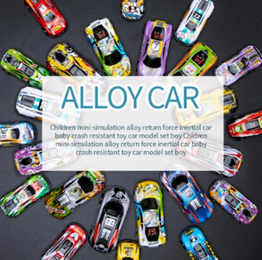 Children's Alloy Car Pull Back Toy 50PCS