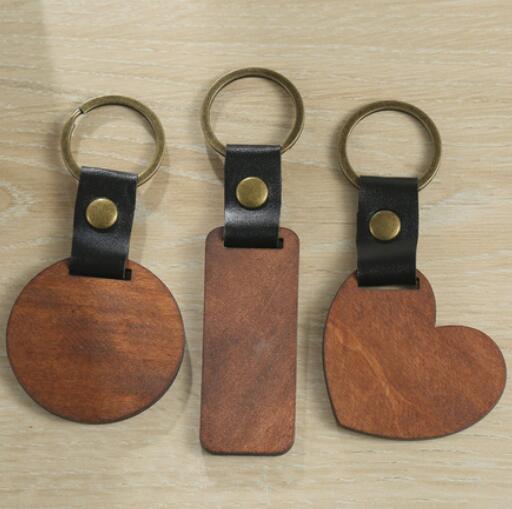 30pcs DIY Handmade Metal Leather Keychain