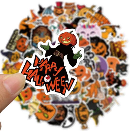 1000X Funny Halloween Ghost Pumpkin Horror Decoration Stickers
