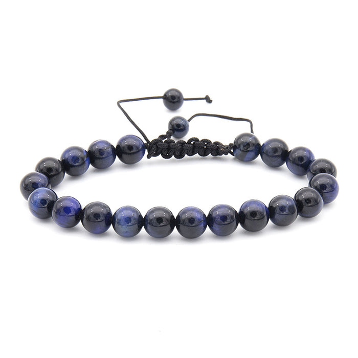 100 Pieces Handmade Natural Stone Weave Bracelet