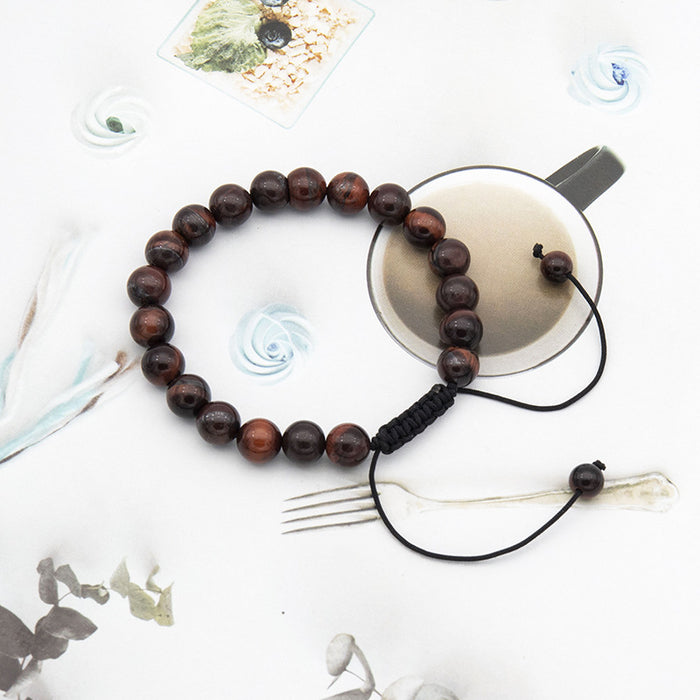 100 Pieces Handmade Natural Stone Weave Bracelet