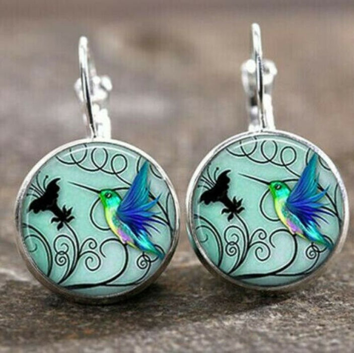 180 Pieces 18 Styles Moon Angel Pattern Earrings