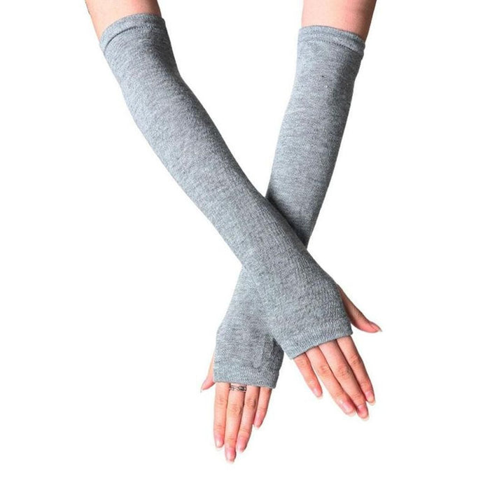 70 Pairs Women's Fingerless Cotton Arm Wrist Cover Sleeves