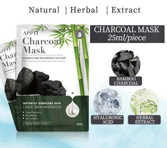 100 Pieces Natural  Moisturizing 4 Kinds Of Plant Masks