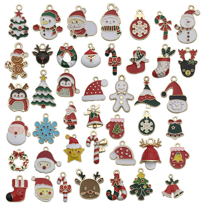 96 Pieces Mixed Christmas Charms