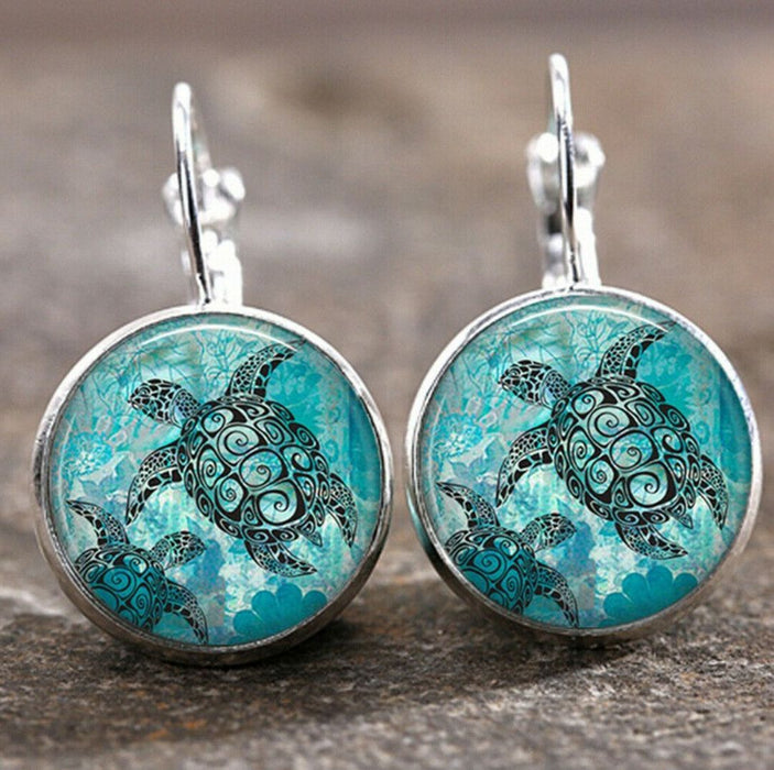 180 Pieces 18 Styles Moon Angel Pattern Earrings