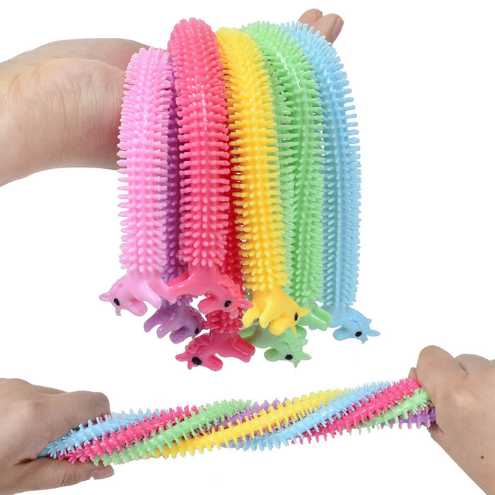 100 Pieces of Noodle Bungee Cord Decompression Toys