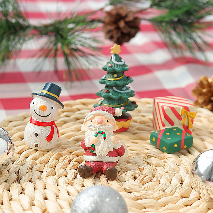 20 Pieces Handmade Mini Christmas Resin Ornaments