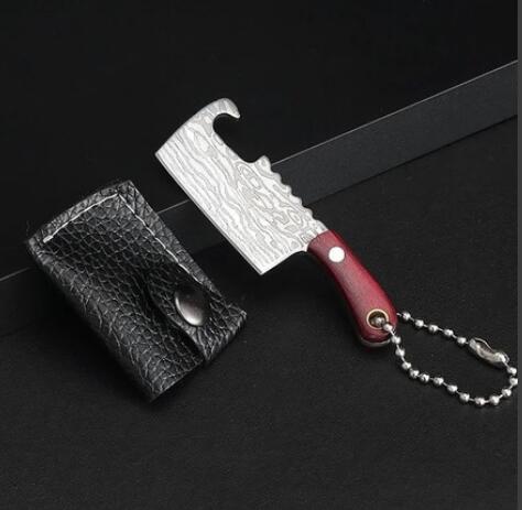 32Pcs Mini Stainless Steel Knife Keychain