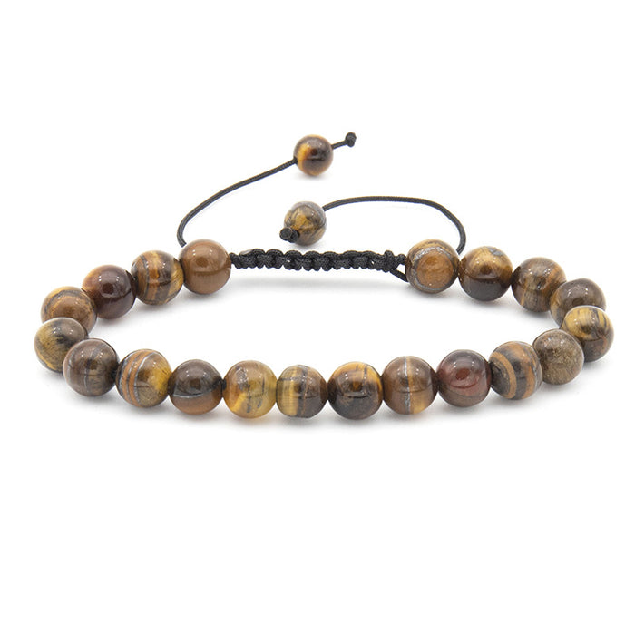 100 Pieces Handmade Natural Stone Weave Bracelet