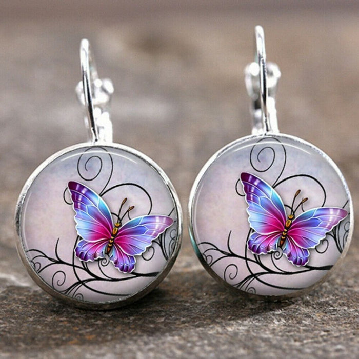 180 Pieces 18 Styles Moon Angel Pattern Earrings