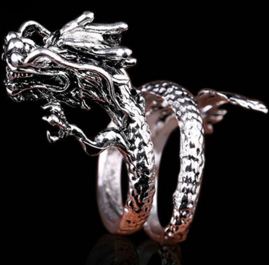 320X Animal Demon Eye Dragon Snake Finger Adjustible Rings