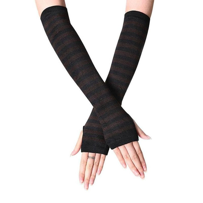 70 Pairs Women's Fingerless Cotton Arm Wrist Cover Sleeves