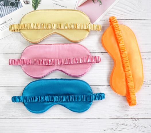 60 Pieces Silk Sleep Portable Travel Multicolor Eye Mask