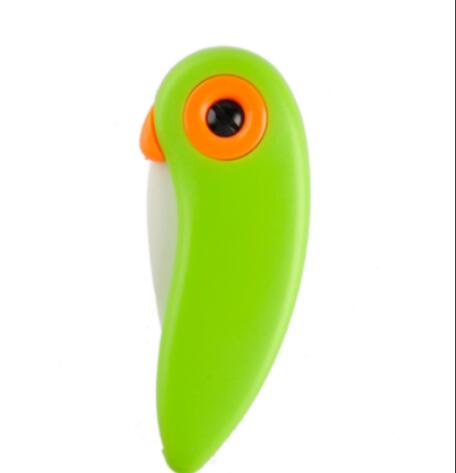 30Pcs Portable Mini Ceramic Bird Pattern Knives