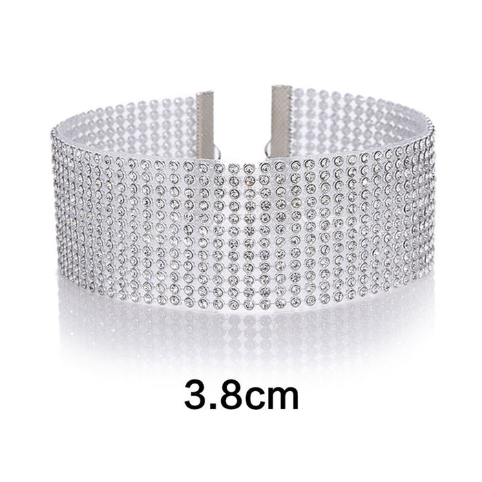 150 Pieces Women Rhinestone Choker Necklace