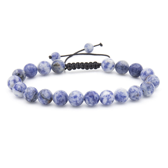 100 Pieces Handmade Natural Stone Weave Bracelet