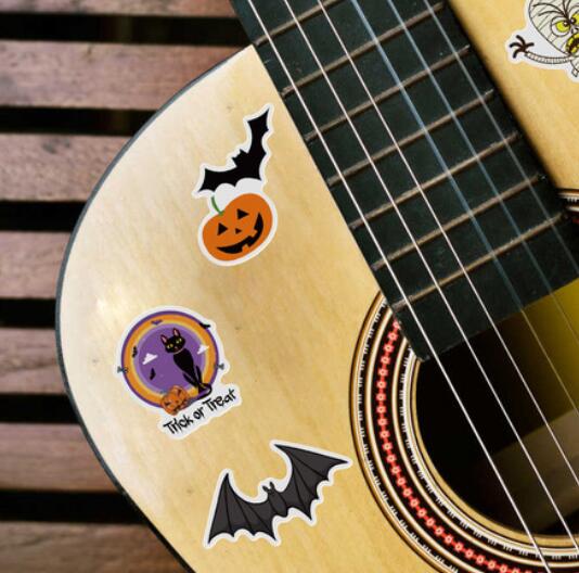 1000X Funny Halloween Ghost Pumpkin Horror Decoration Stickers