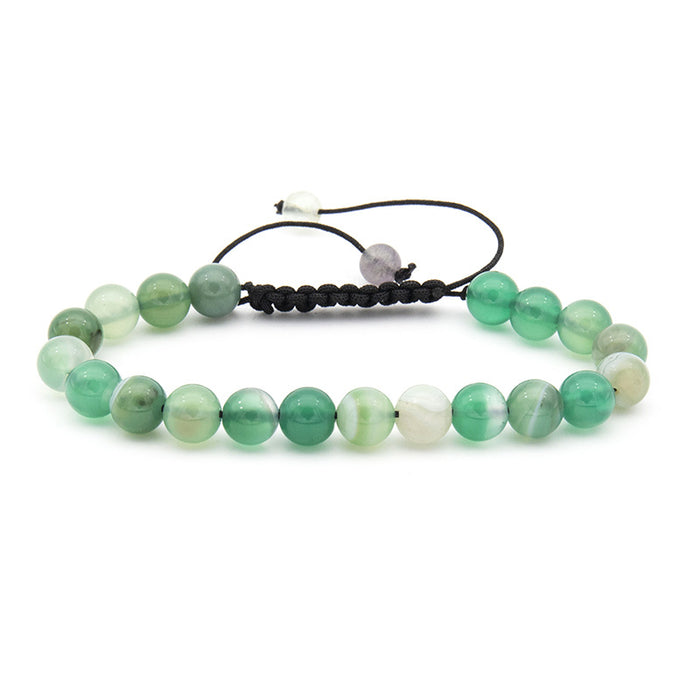 100 Pieces Handmade Natural Stone Weave Bracelet