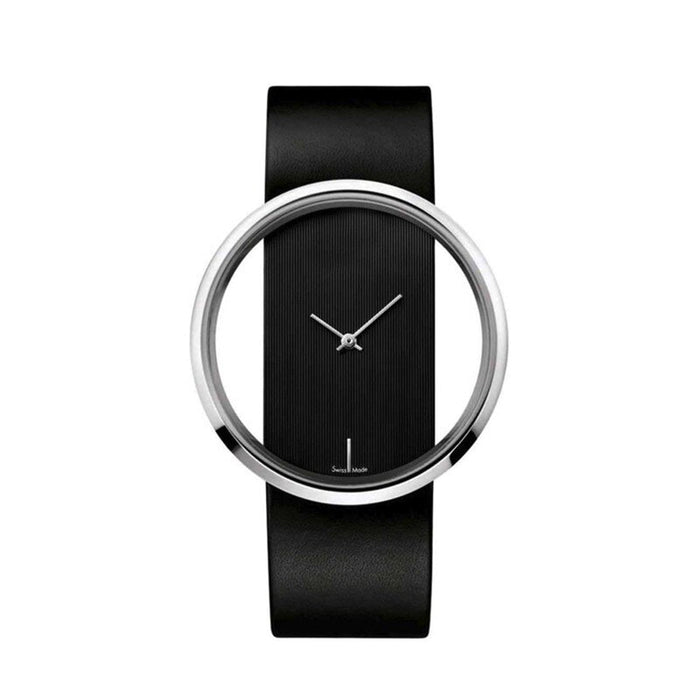 Classic Women Simple Ladies Quartz Wristwatch Clock Leather Straps