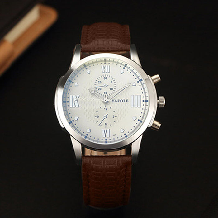 Relogio Masculino Brand YAZOLE Quartz Watch Casual Business Unique Male Wristwatches