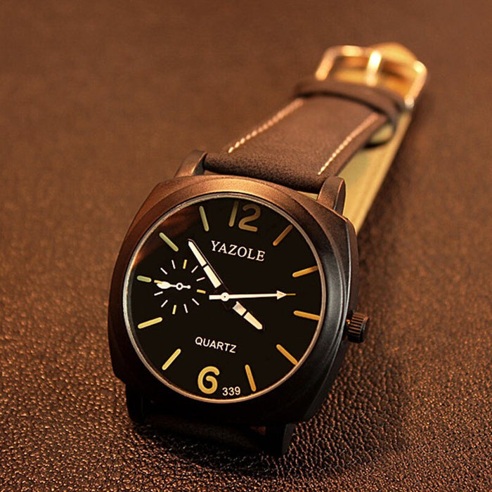 Yazole Watch  Men's Luminous Watches Fashion Minimalist Personality Quartz Watch