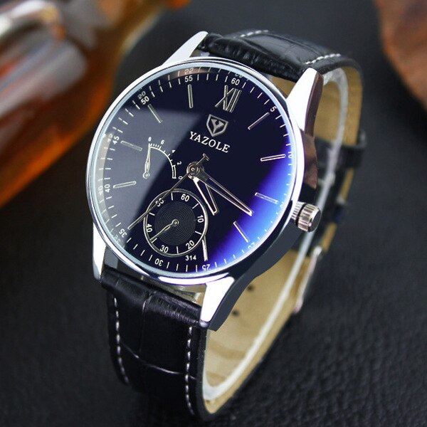 Yazole Watch Business Belt Men's Fashion Designer Quartz Watch Unique Leisure Leather Watches