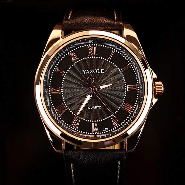 Top Brand Luxury Yazole Watch Man Roman Scale Male Quartz Watch Business Men's Watch
