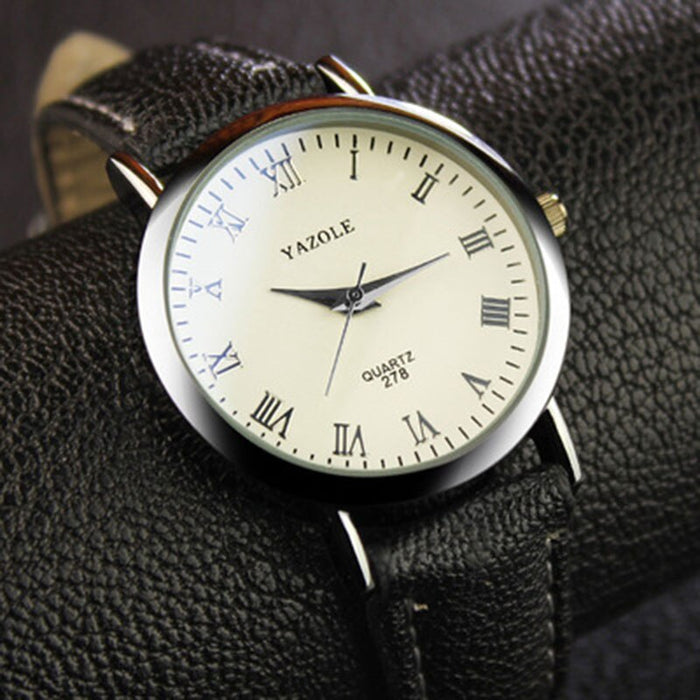 Yazole Watch Simple Blu-ray Quartz Watch Analog Scale Trend Fashion Business Watc